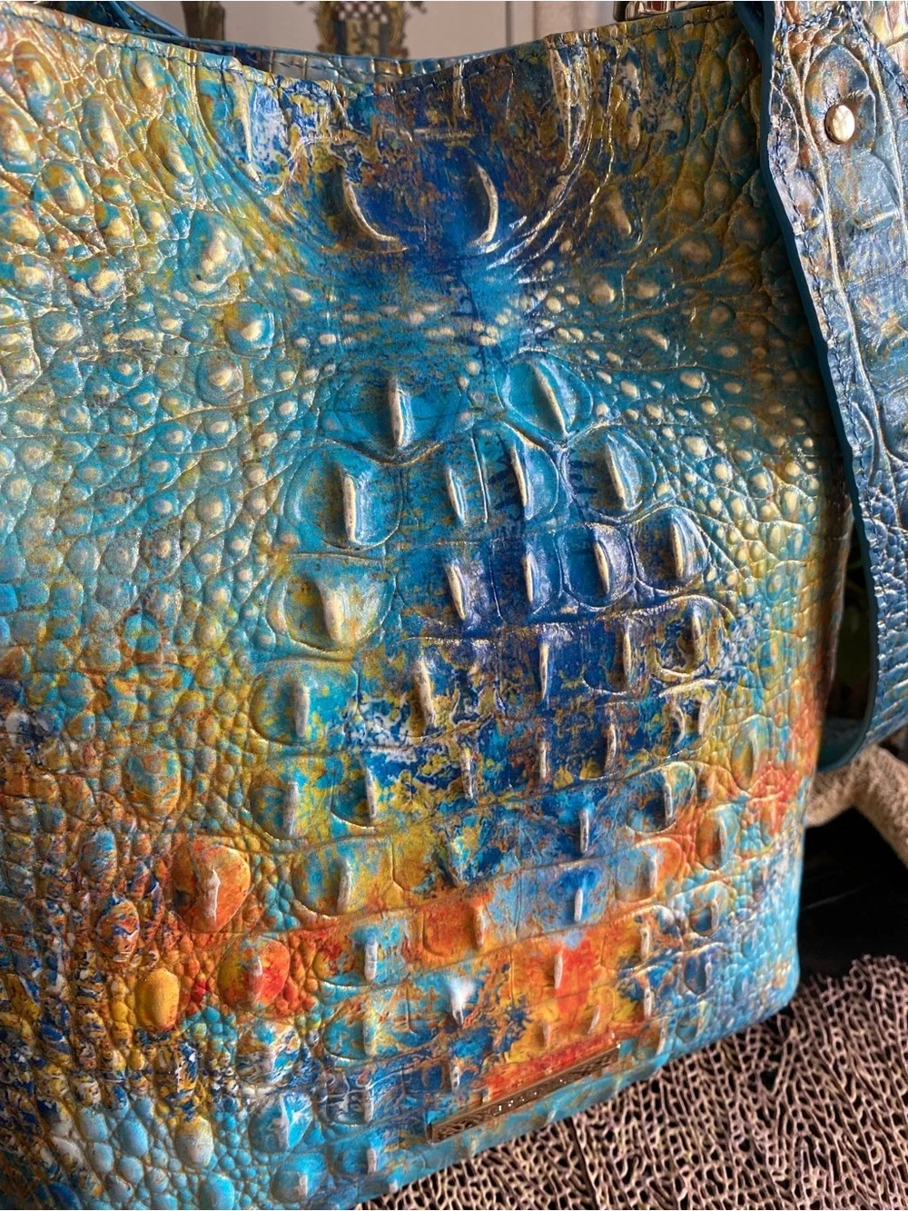 ☀️🐠🐡 BRAHMIN REEF MELBOURNE MEDIUM AMELIA BUCKET BAG